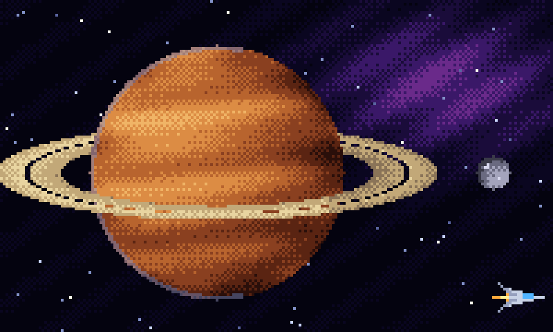 自転する環つき惑星